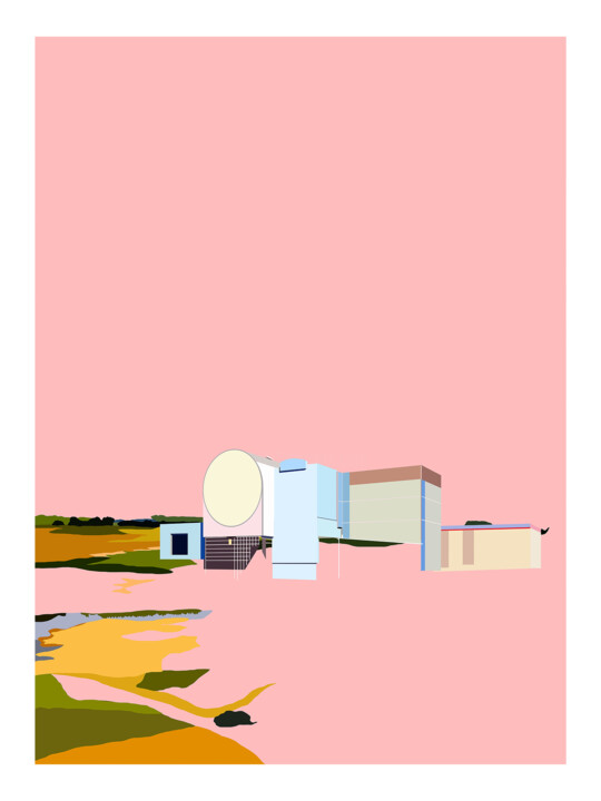 印花与版画 标题为“New Landscape” 由Marion Sagon, 原创艺术品, 数字打印