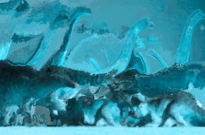 Arte digitale,  27,6x41,7 in 