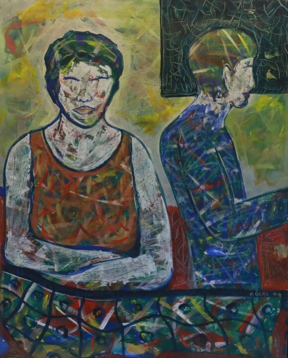 Yakın Dostlar 绘画, 37.8x29.9 in