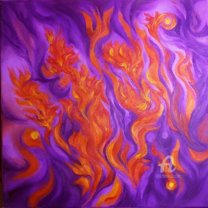 THREE 绘画, 15.8x15.8 in