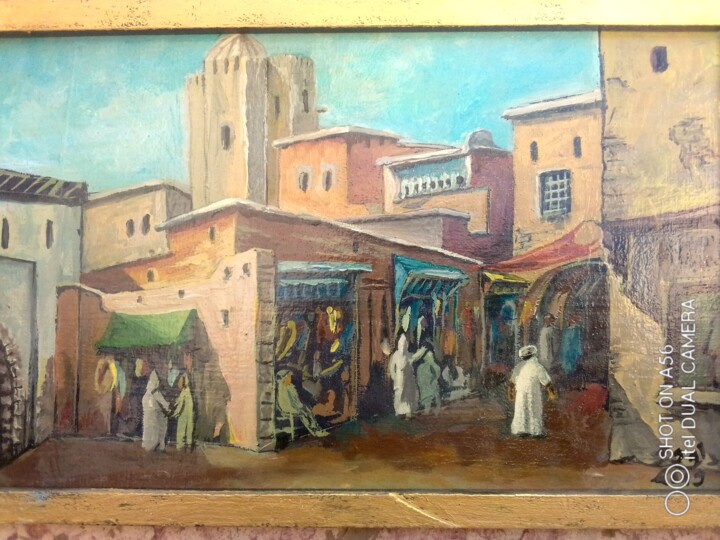 La vielle medina 绘画, 11x7.1 in