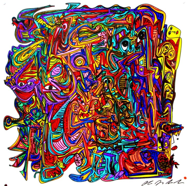 09/13 Cellula 图画, 27.6x27.6 in