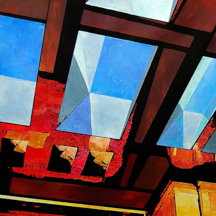 Estampas & grabados titulada "Museo Reina Sofia M…" por Angelo De Castro, Obra de arte original, Impresión digital