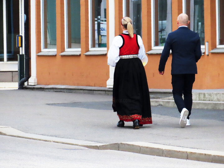 Photography titled "norway streets and…" by Emmanuel Jahan, Original Artwork, Digital Photography