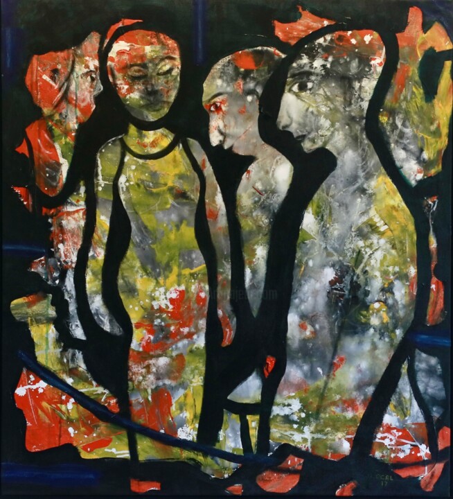 绘画,  39.4x35.4 in 
