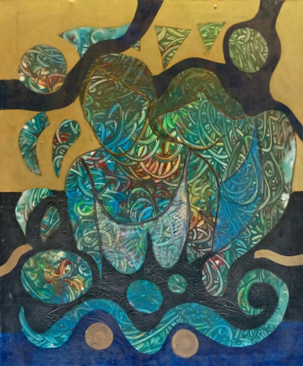 미술작품,  47.2x39.4 in 