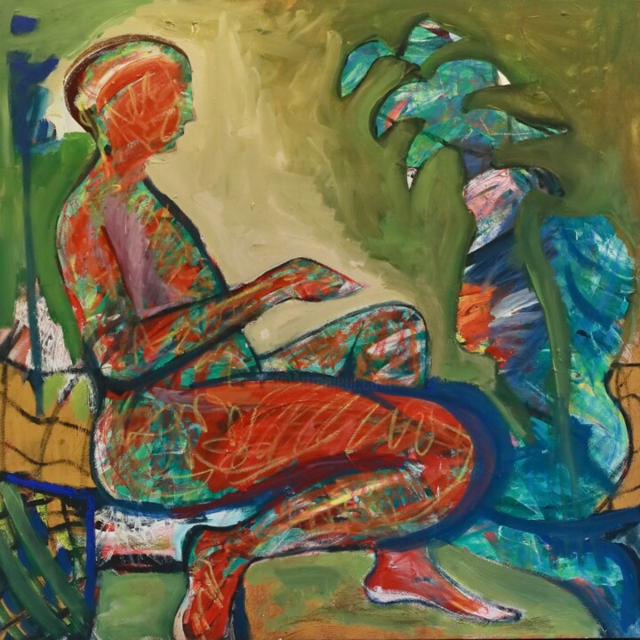 Tersiz Oturmalar 绘画, 36.2x36.6 in
