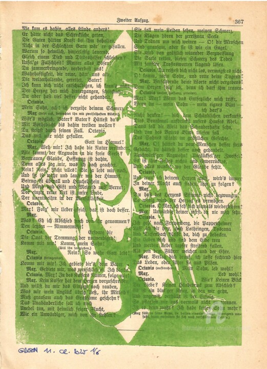 Green 11 Prenten & gravures, 7,9x5,9 in