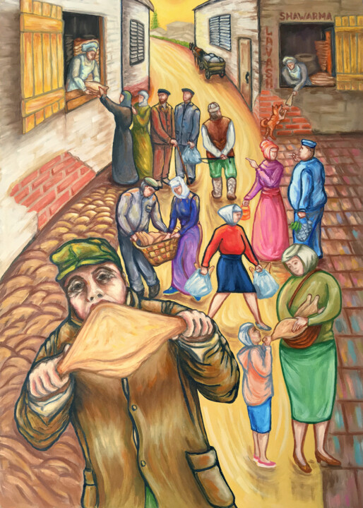 The best baker Schilderij, 27,6x19,7 in
