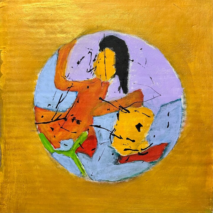 L’or ne me protège plus 绘画, 11.8x11.8 in