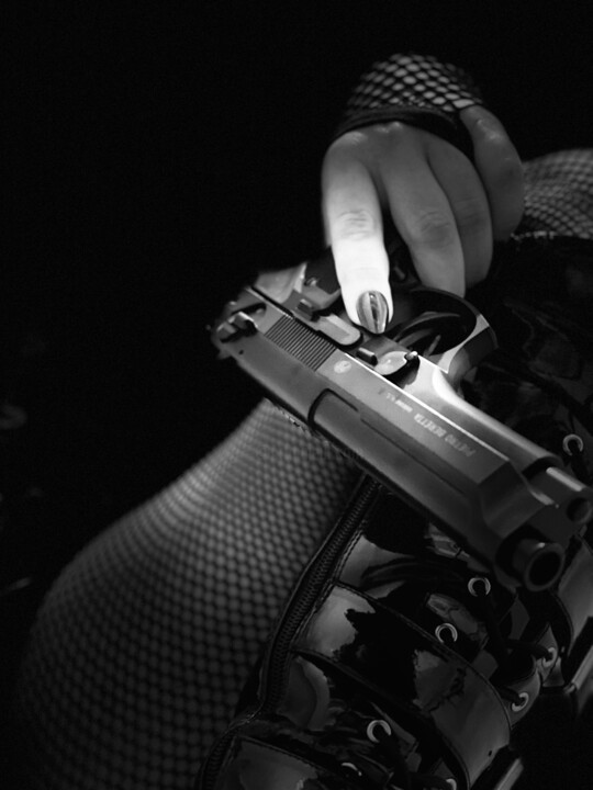 Photography titled "Beretta boots" by Shank Arte, Original Artwork, Digital Photography