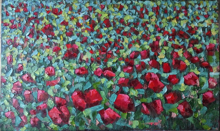 "...Y estas amapolas, esparcidas en el campo..."