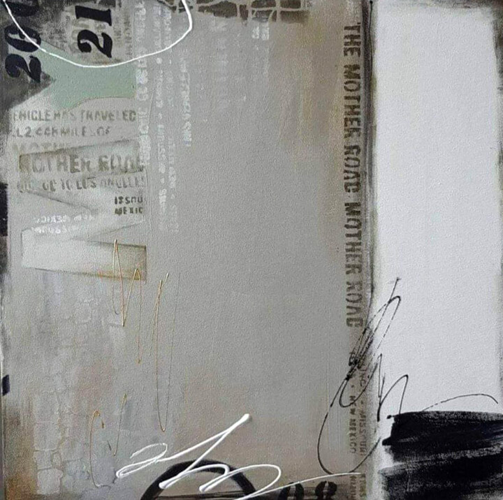 Schilderij,  15,8x15,8 in 