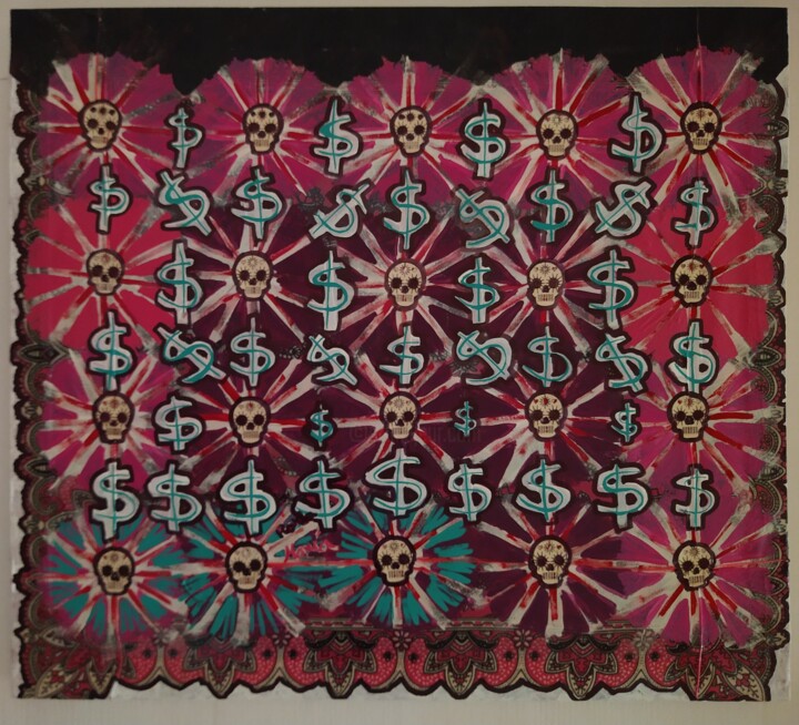 Painting titled "Relaciones En Palia…" by K. María T.G., Original Artwork, Acrylic