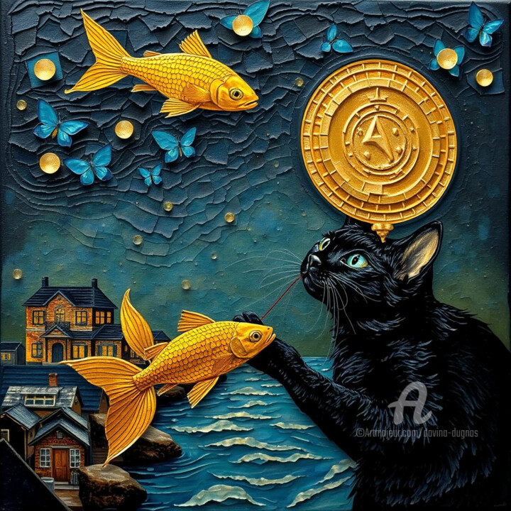 Midas Star Digitale Kunst