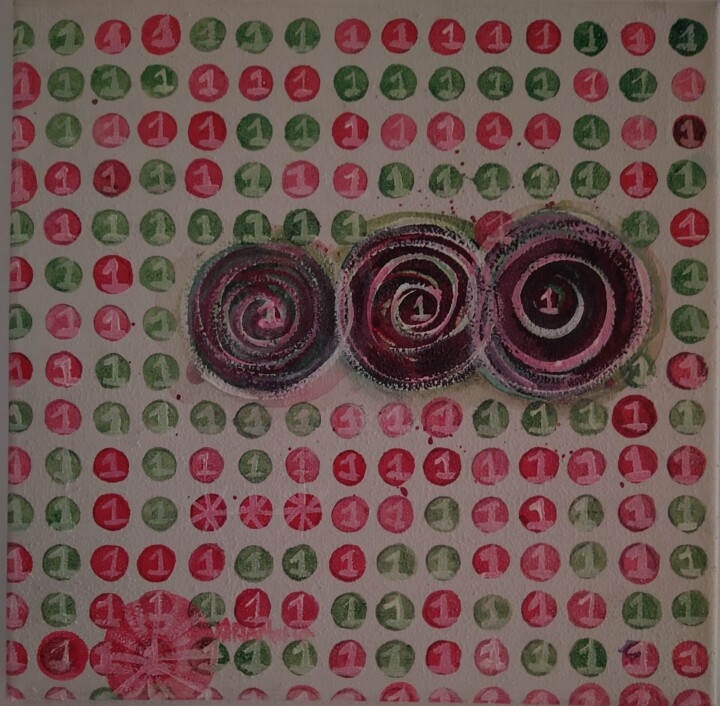 Painting titled "Chica o Grande Cuen…" by K. María T.G., Original Artwork, Ink