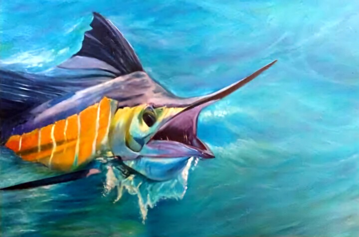 绘画,  40x75 in 