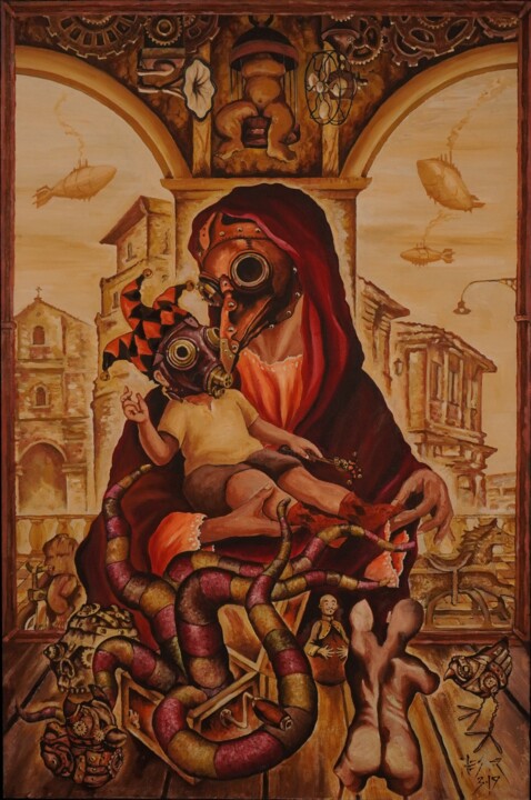 The Toy Peddler 绘画, 35.8x24 in