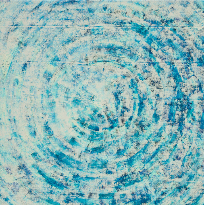 Voyage Aéro-Aquatique 绘画, 39.4x39.4 in