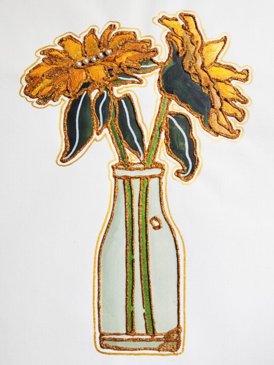 sunflower01 绘画, 19.7x15.8 in