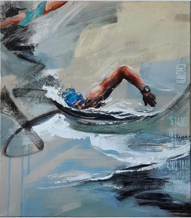 Heat 绘画, 19.7x15.8 in