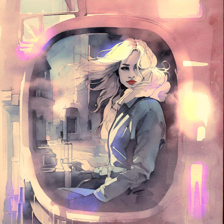 Gaze into the Future 数字艺术