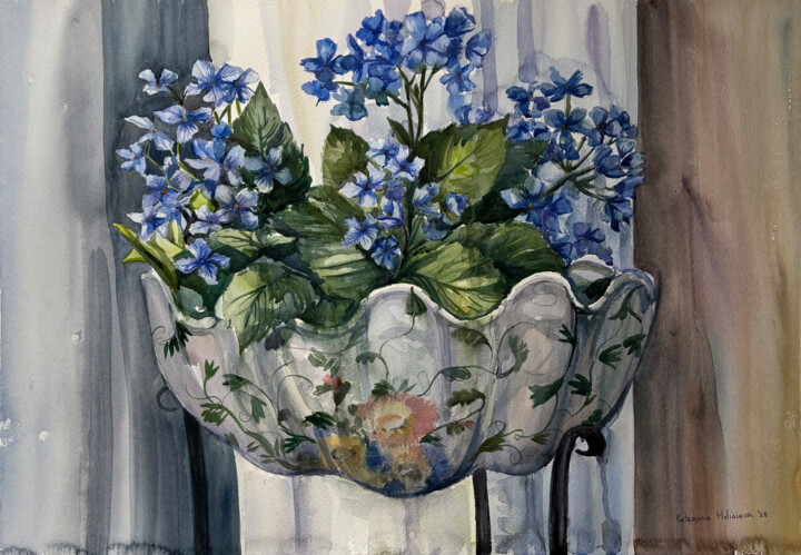 Vicino alla finestra 绘画, 19.7x27.6 in