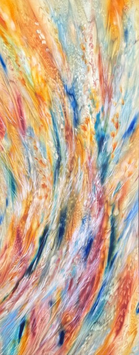 Heaven's Feather 绘画, 60x24 in