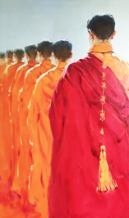 Monks Pintura, 33,5x19,7 in