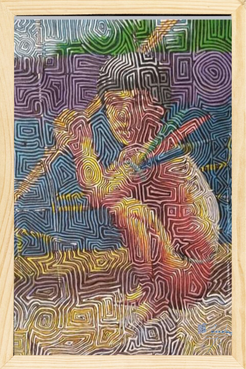 Eco Ancestral 绘画, 38x26 in