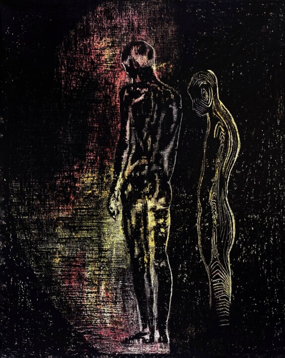 «Inner Voice», 2025 图画, 19.7x15.8 in