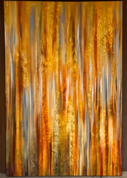 Sand Mirage 绘画, 82x55 in