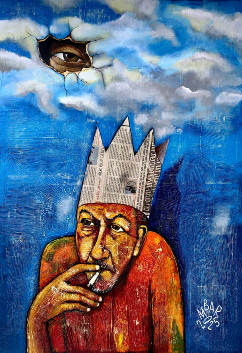 Peinture intitulée "God is witness" par Mikhail Baranovskiy, Œuvre d'art originale, Acrylique Monté sur Châssis en bois