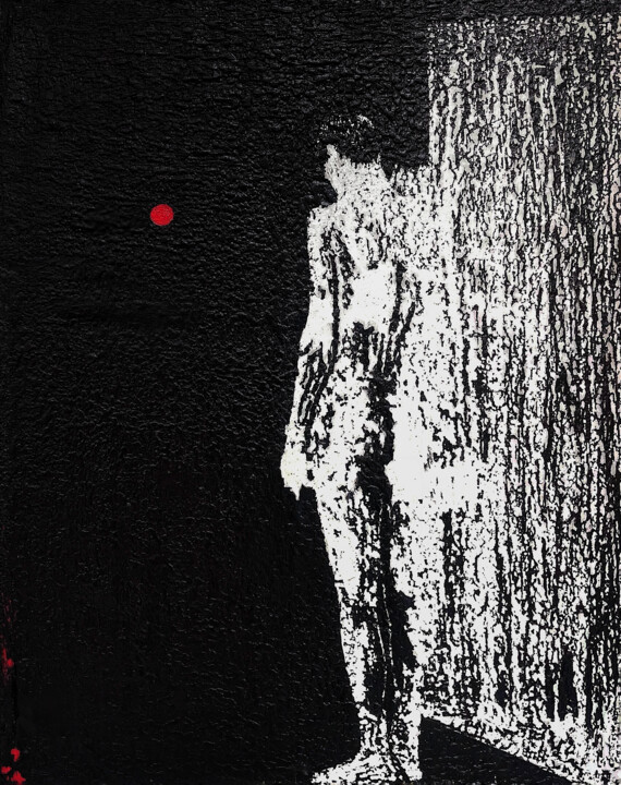 «Observation», 2025 Dessin, 19,7x15,8 in