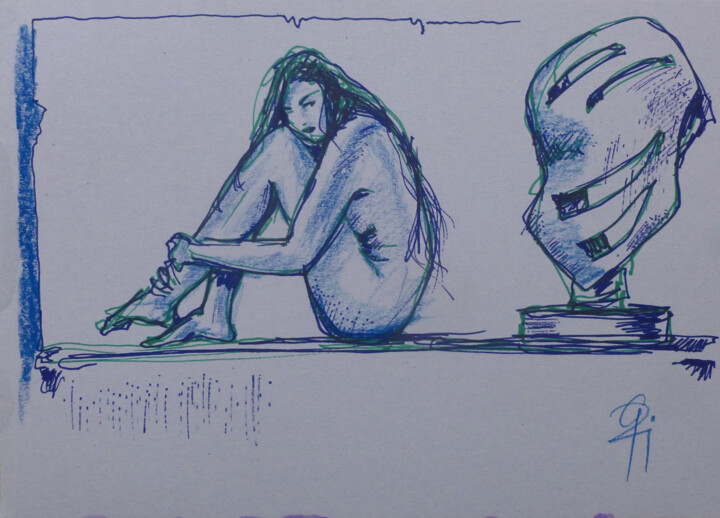 Galerie Zeitvertreib. Resim, 11,6x16,1 in