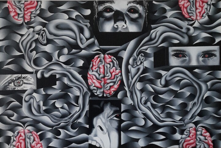 V GENERAZIONE 绘画, 31.5x47.2 in