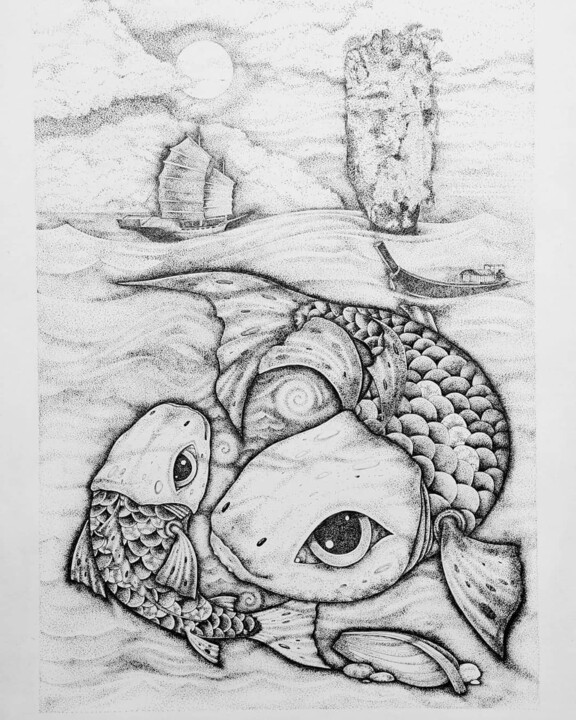 绘画,  15.8x11.8 in 