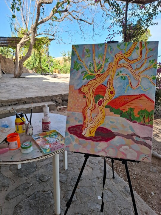 Steps of the making of the work