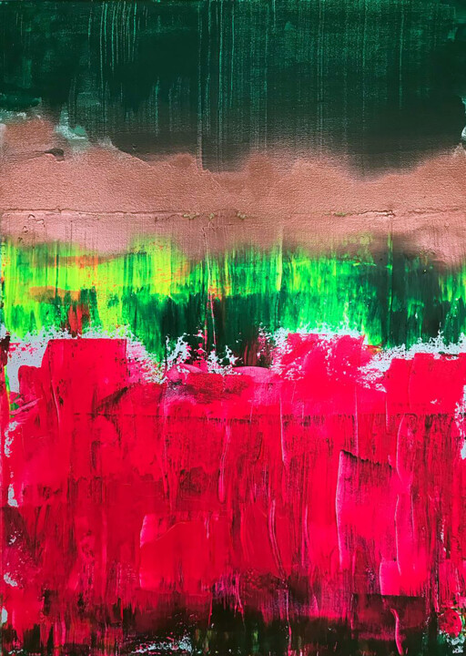 Emotional wave 绘画, 27.6x19.7 in