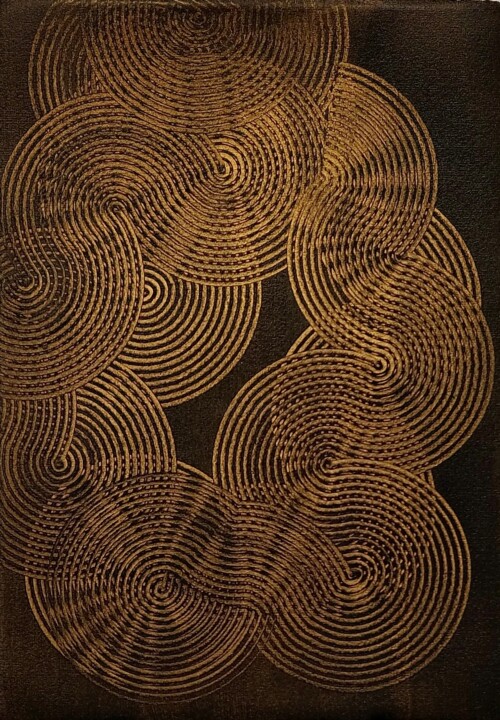 Malerei mit dem Titel "Little metal Apokal…" von Luca Brandi, Original-Kunstwerk, Acryl