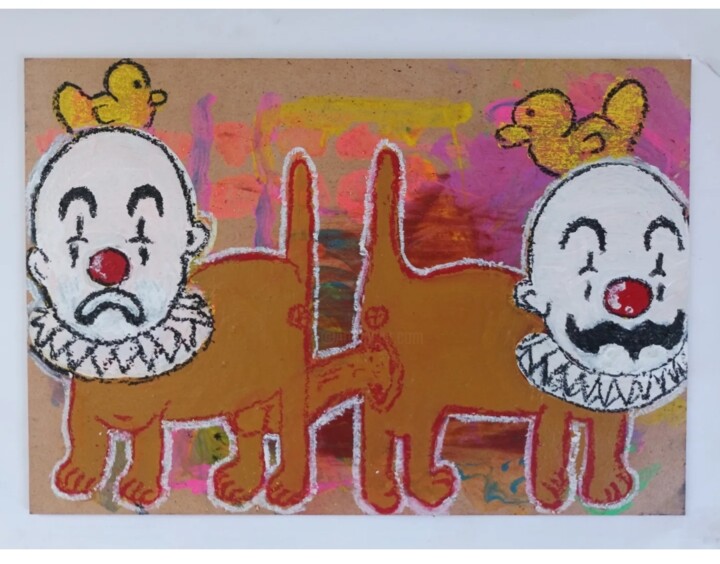 Painting titled "Sin titulo 2" by Eduardo González Tripp, Original Artwork, Acrylic