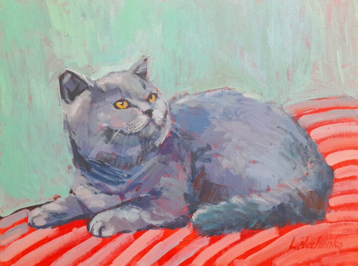 Afternoon chill Schilderij, 11,8x15,8 in