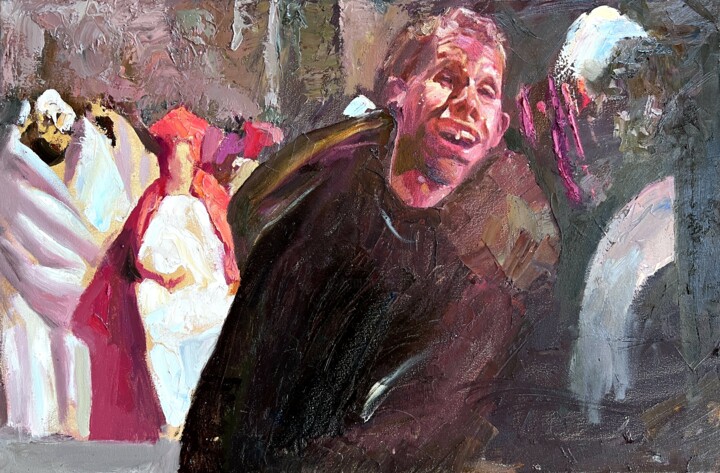 The Laughing Heretic Tablo, 15,8x23,6 in