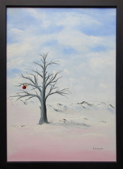 Schilderij getiteld "" EDEN "" door Martial Dumoulin, Origineel Kunstwerk, Olie