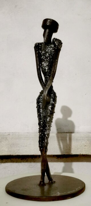 Sculptuur getiteld ""Giacom'outils" Lou…" door Le Petit Juan, Origineel Kunstwerk, Metalen