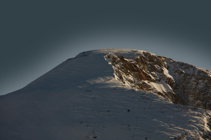 Photography titled "Gipfel der Stille:…" by Manuel Barth, Original Artwork, Digital Photography
