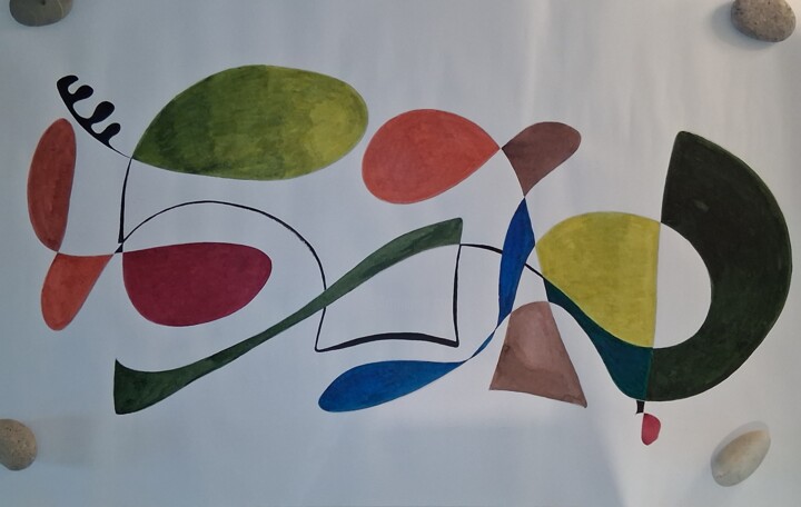 Abstraction de mai Картина, 39,4x78 in