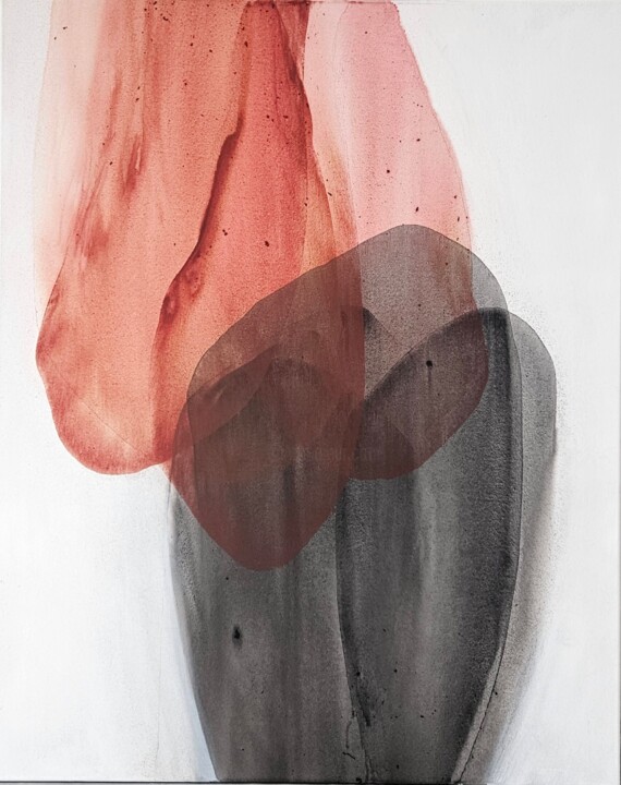 Painting titled "Touch" by Danuta Slautskaja, Original Artwork, Acrylic