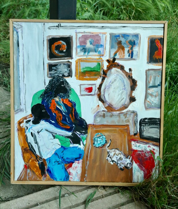 绘画,  23.6x21.7 in 