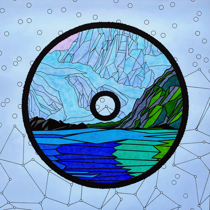 Micro’ A4 绘画, 15.8x15.8 in